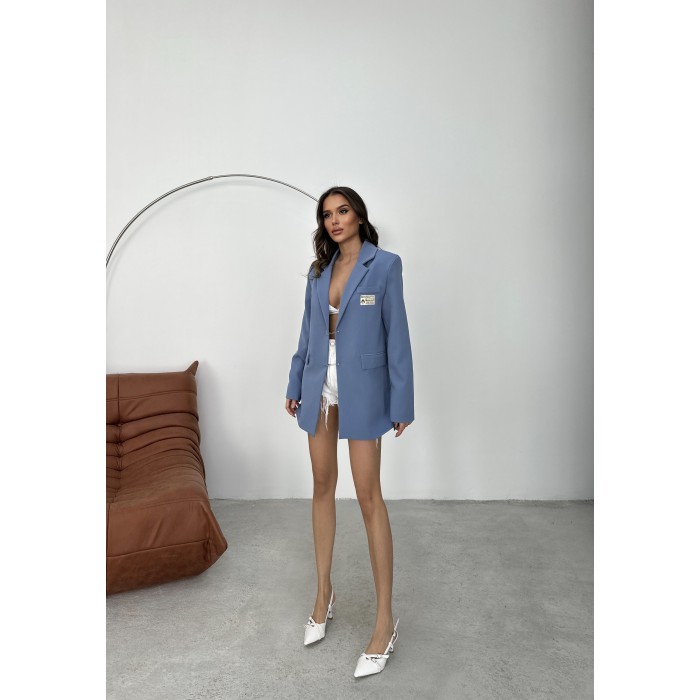 Veste Blazer Oversize épinglé